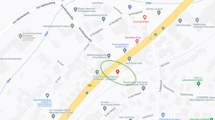 Anfahrt Sanitaetshaus rahm Schleiden