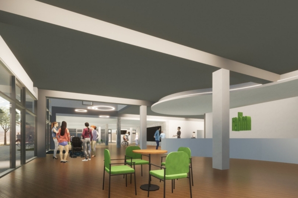 rahm Technologie- und Innovationscenter mit Begegnungsbereich rahm Technologie- und Innovationscenter mit Begegnungsbereich