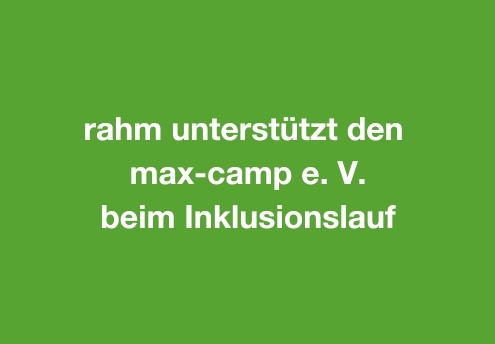 rahm unterstützt max-camp e. V. mit Spende