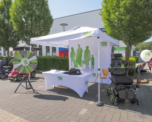 Der rahm Stand wartete auf BesucherInnen des Gesundheits- und Mobilitätstags Der rahm Stand wartete auf BesucherInnen des Gesundheits- und Mobilitätstags