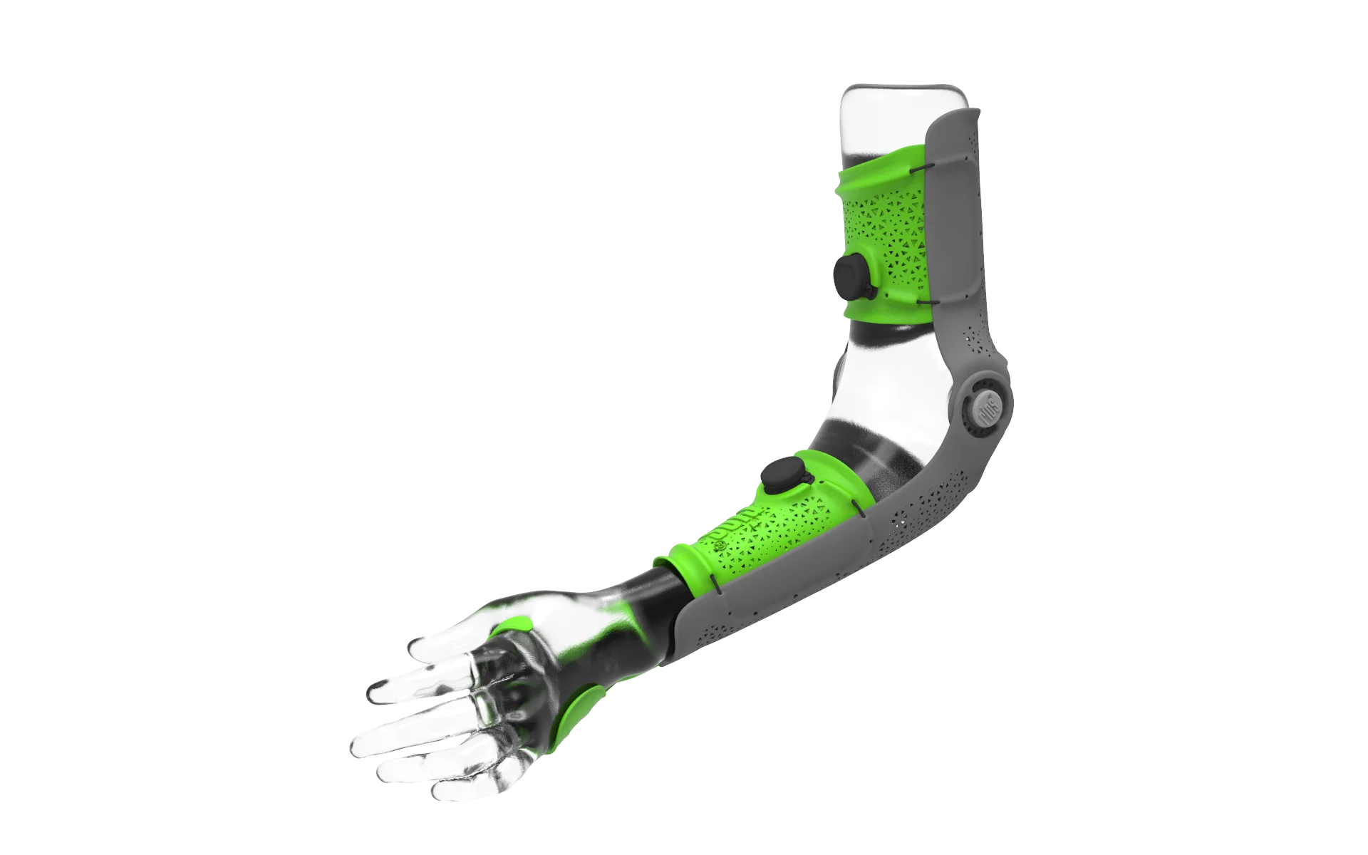 Produktbild rios® Ellenbogenorthese von der Seite.