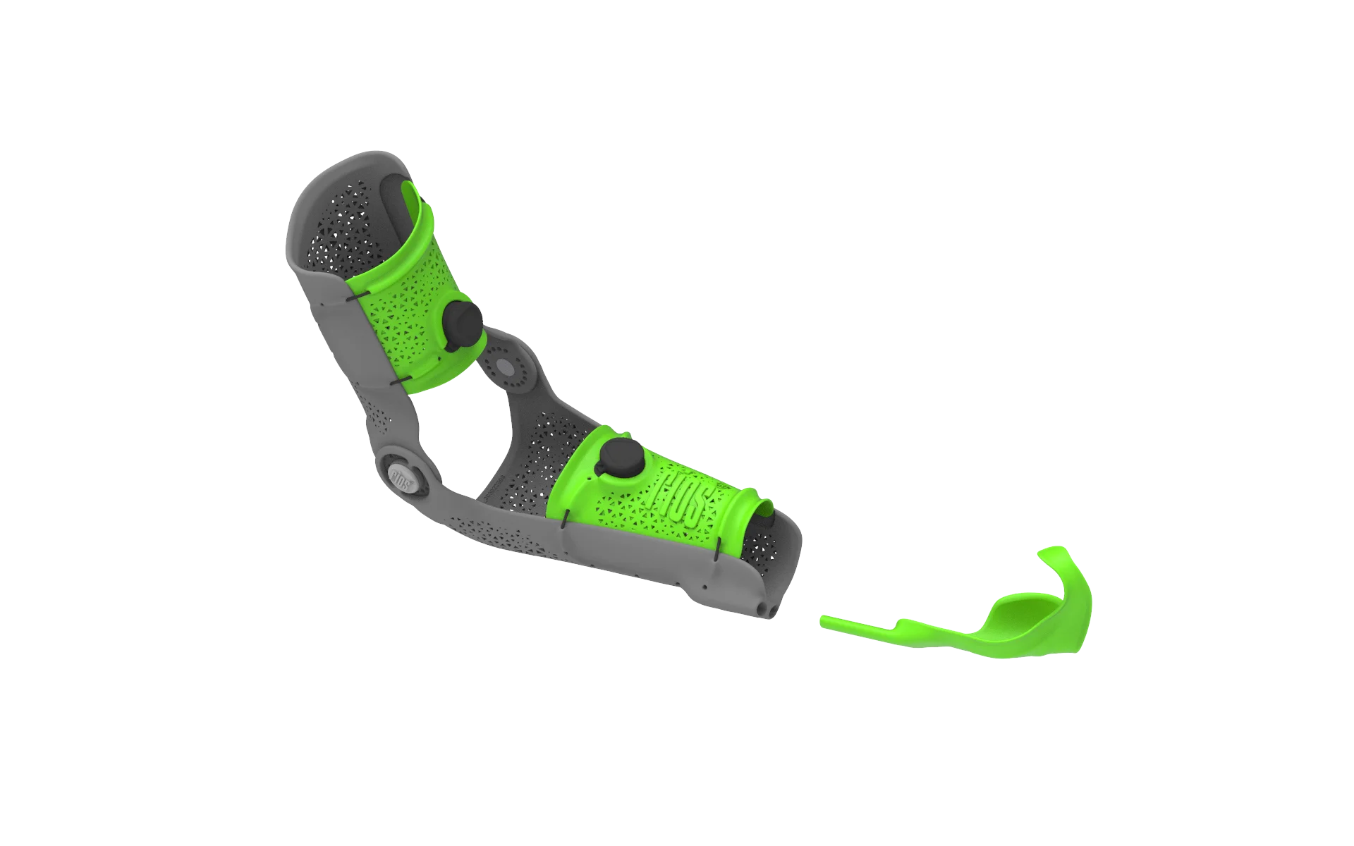 Produktbild rios® Ellenbogenorthese von oben.