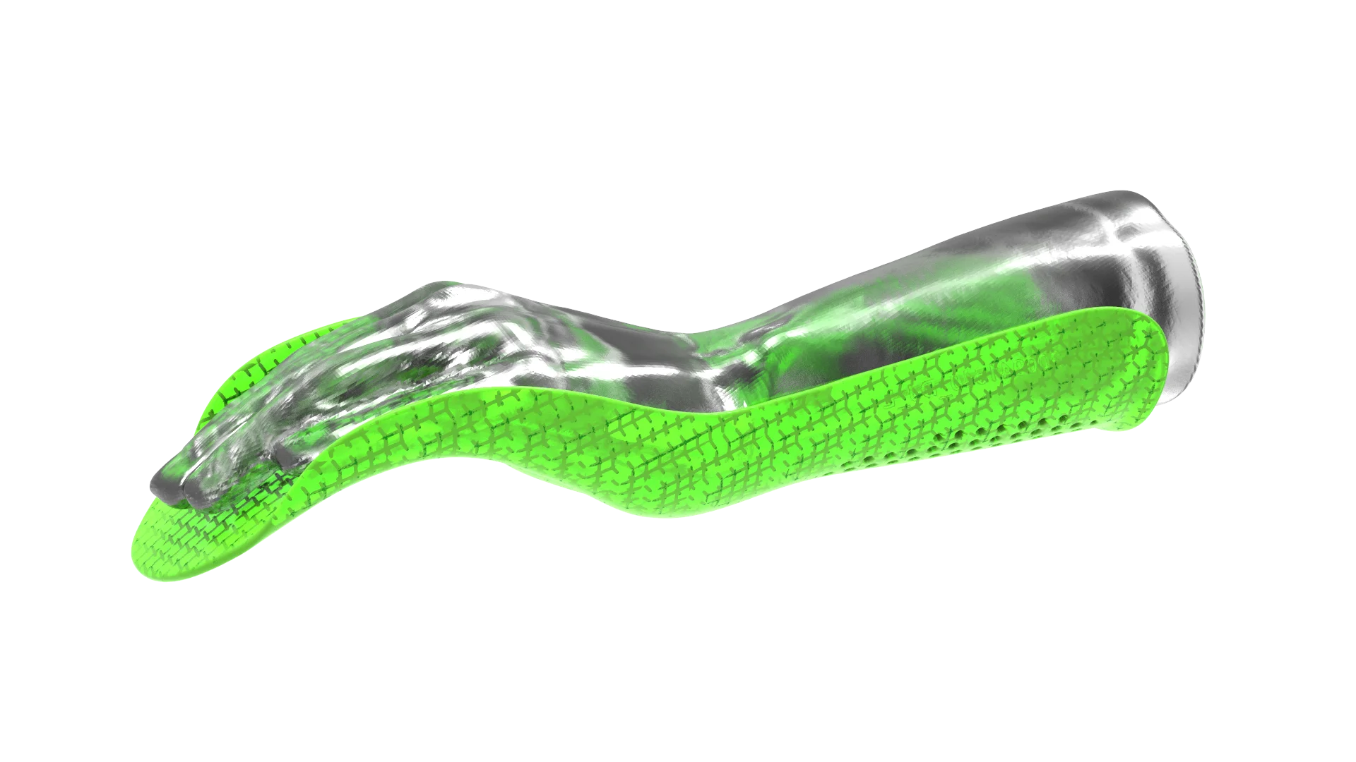 Produktbild rios® Hand-Lagerung-S ohne Gelenk seitlich.