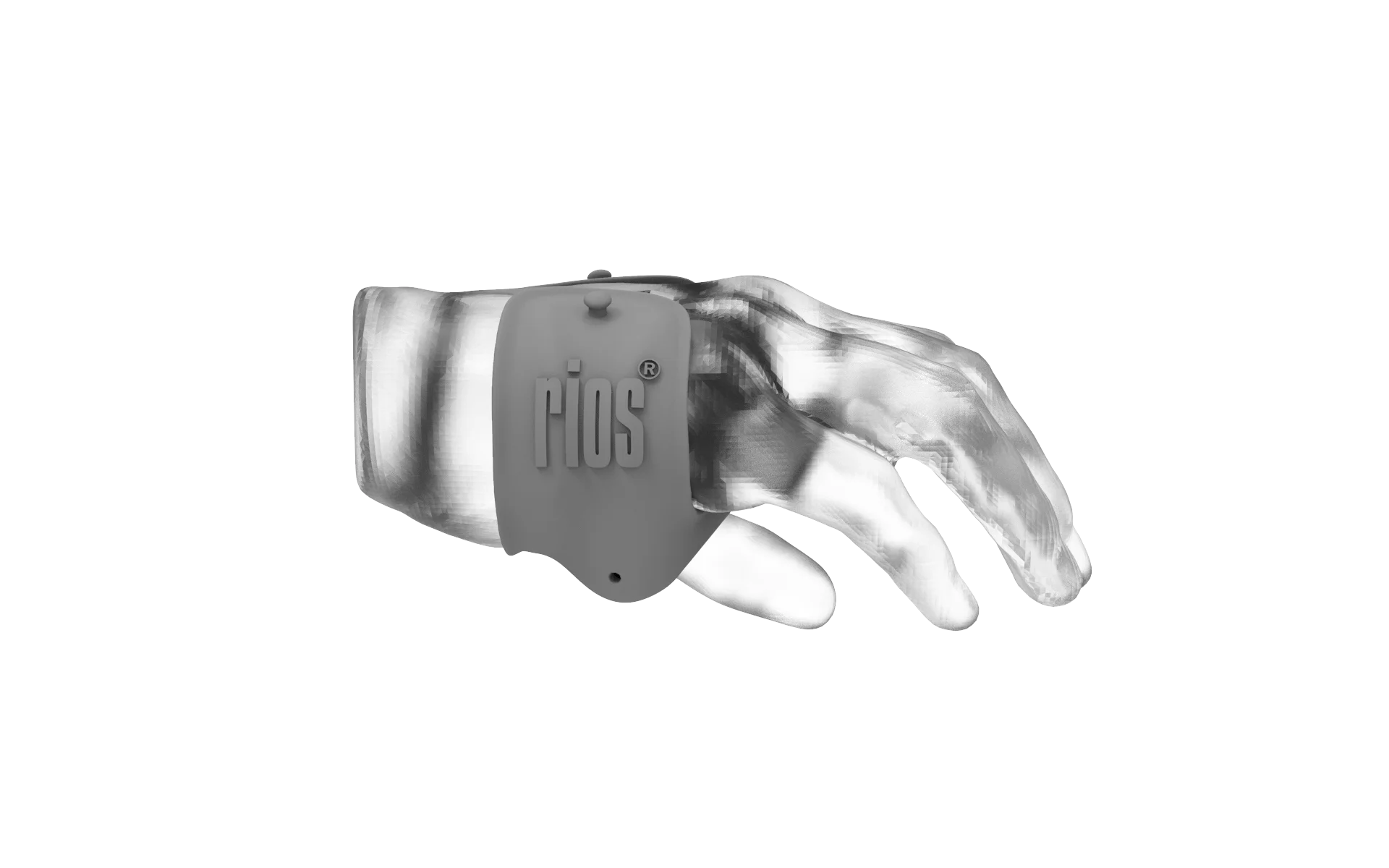 Produktbild rios® HandPlus von der Seite.