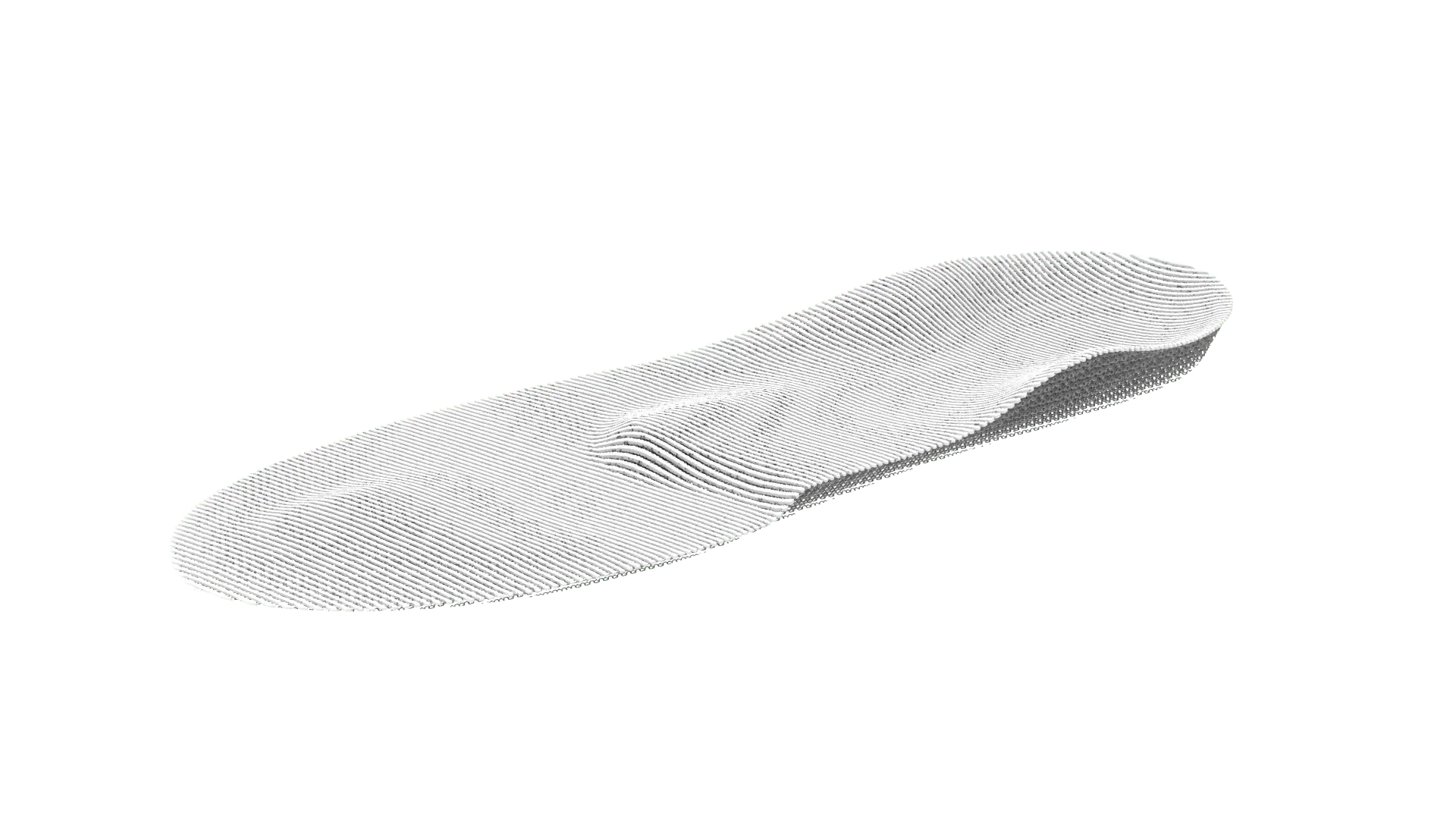 Die rios® 3D-Einlage von oben.