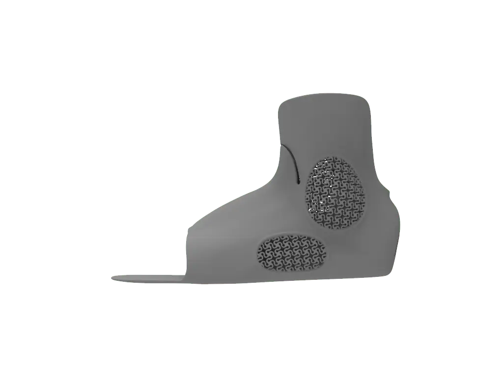 Die rios® DAFO Orthese von rahm von der Seite.