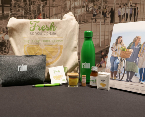 Goodiebag beim rahm Lip-:Lymph-Tag XXL 2025 in Köln