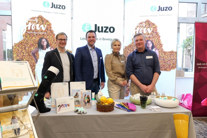 Juzo Stand beim rahm Lip-:Lymph-Tag XXL 2025 in Köln