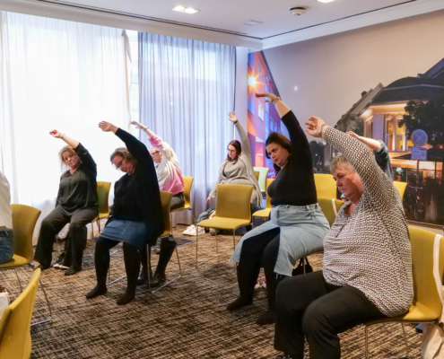 Yoga beim rahm Lip-/Lymph-Tag XXL 2025 in Köln
