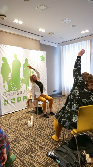 Workshop Yoga beim rahm Lip-:Lymph-Tag XXL in Köln