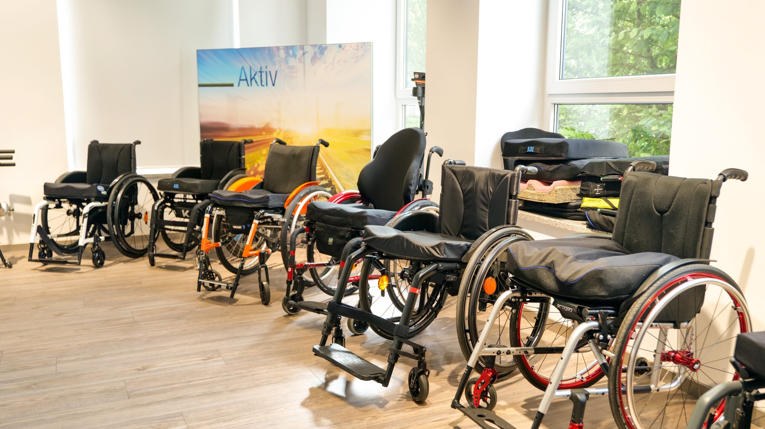 Aktivrollstühle im rehacampus bei rahm